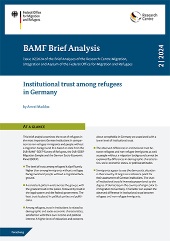Cover BAMF Brief Analysis 2|2024 Cover BAMF Brief Analysis 2|2024