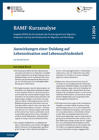 Cover BAMF Brief Analysis 3|2024 Cover BAMF Brief Analysis 3|2024